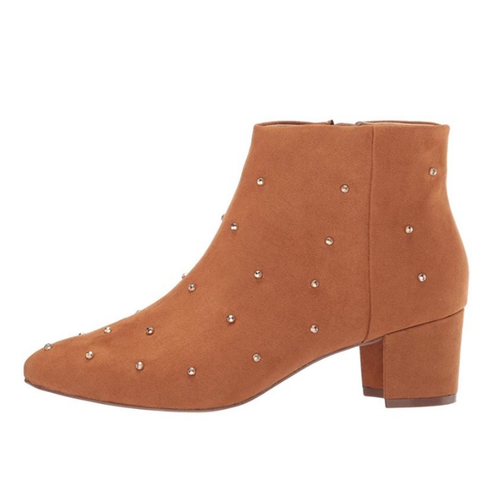 Katy Perry The Auora Almond brown boots Microsuede size 5 perfect condition
